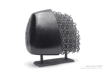 TPU material 3D printed car part headrest