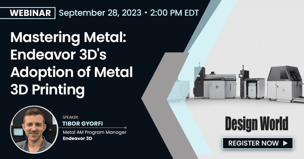 Adopting Metal Jet 3D Printing Webinar Banner