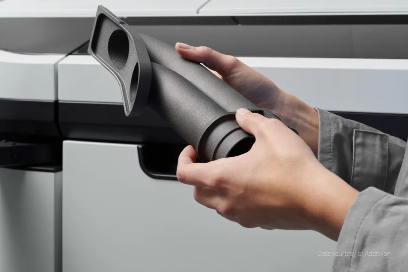 E-tech racing car tube printed with HP Jet Fusion 5200 Series 3D Printing solution and HP 3D HR PA12 - Data courtesy of Addit-ion (3) (2) (2)
