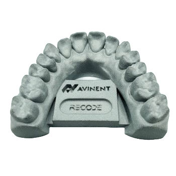 PA 12 S Dental MJF 3D printed part printed with PA 12 S for dental industry