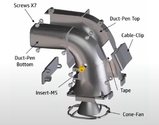 Injection Molded Air Duct