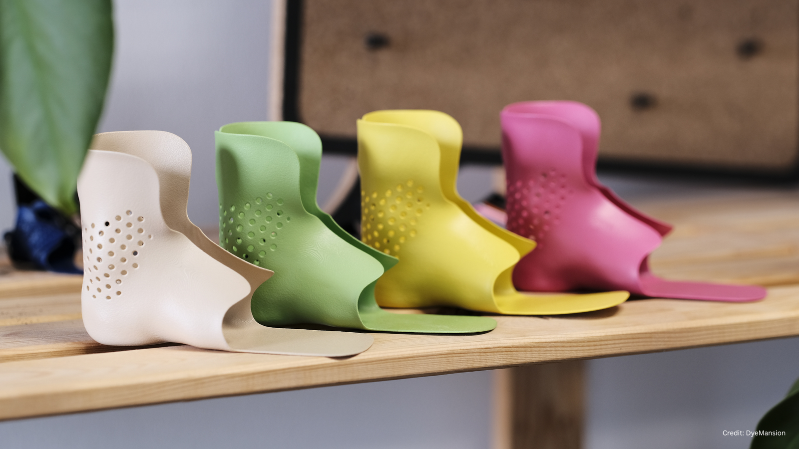 colorful 3d printed foot prosthetic medical device