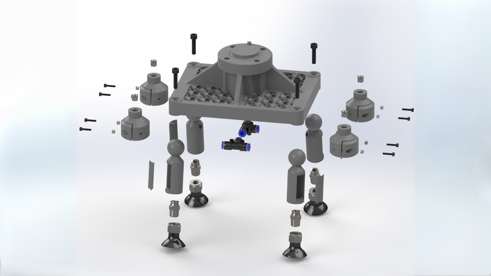 3D model of robotic end of arm tool (EOAT)