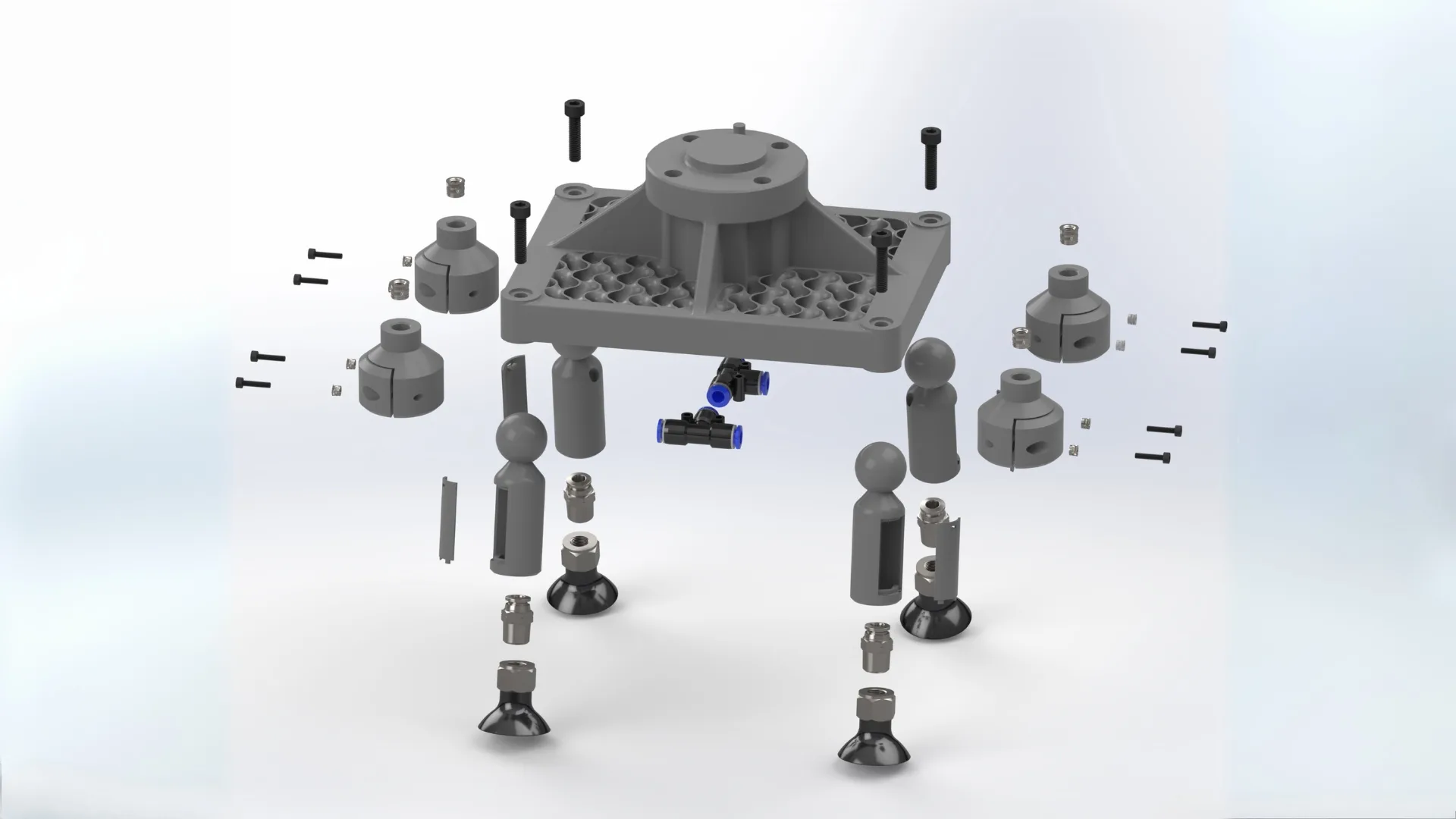 3D model of robotic end of arm tool (EOAT)